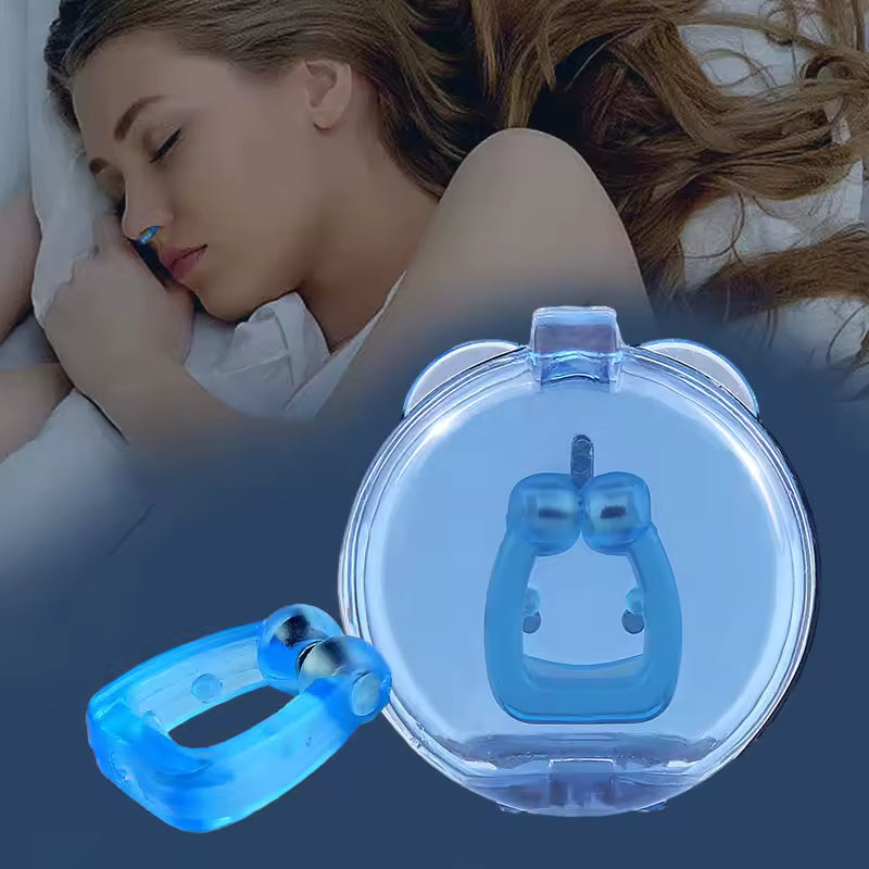 Dispositif Anti-ronflement magnétique pour arrêter le ronflement, pince-nez pour un amélioration de la respiration facile, aide au sommeil, apnée